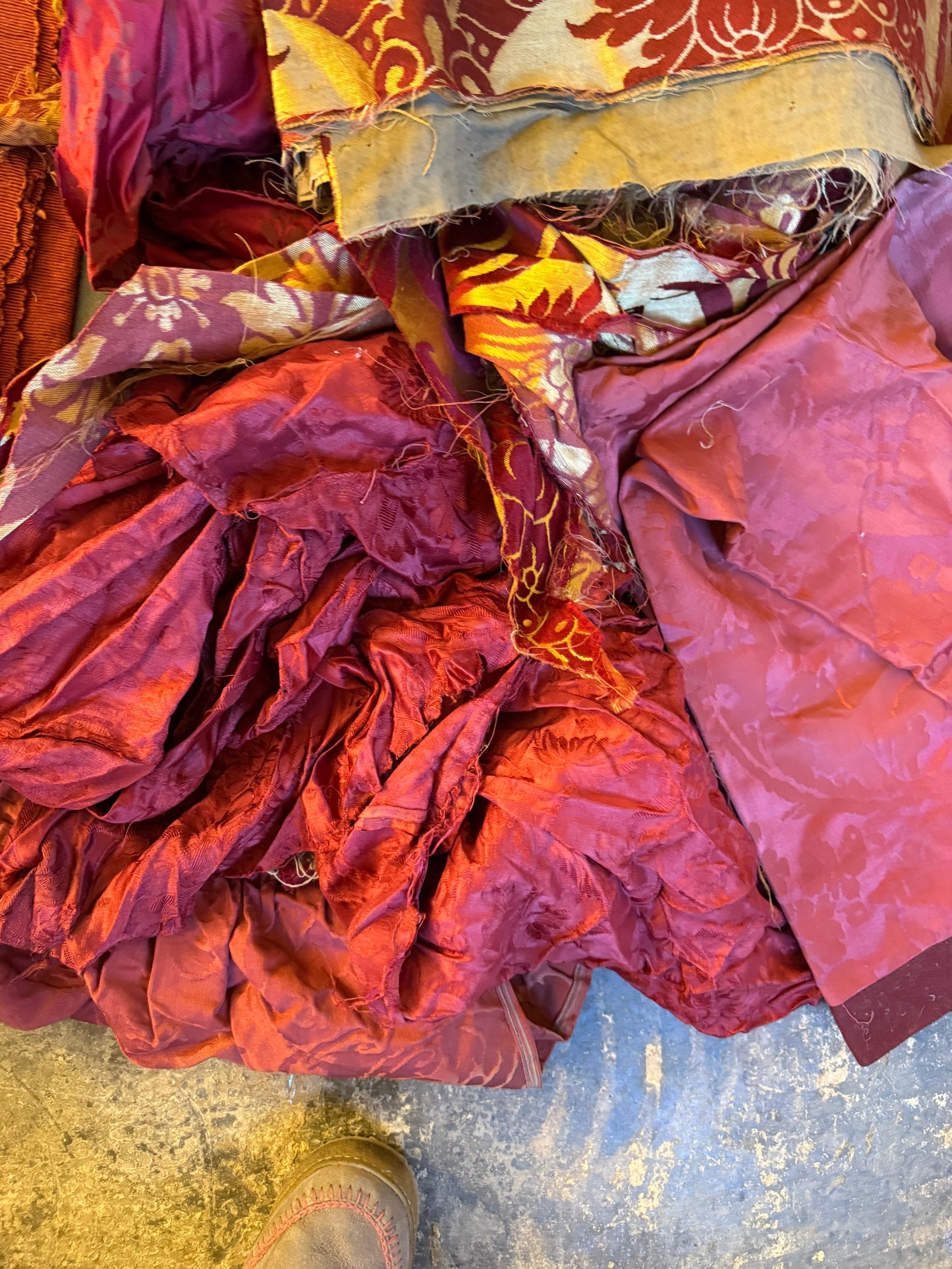 Penicuik House, Scotland ~ Scrap Fabrics, Trims etc