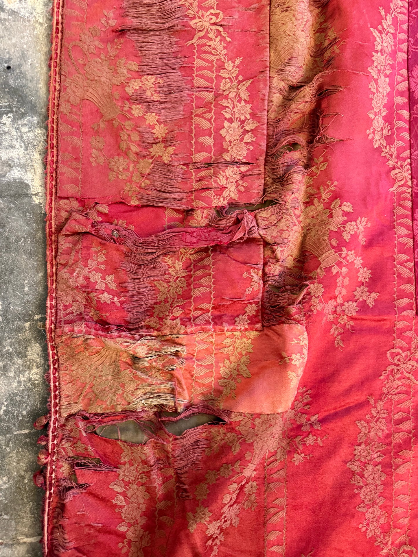 Penicuik House, Scotland ~ Two Pairs of Curtains - Faded grandeur