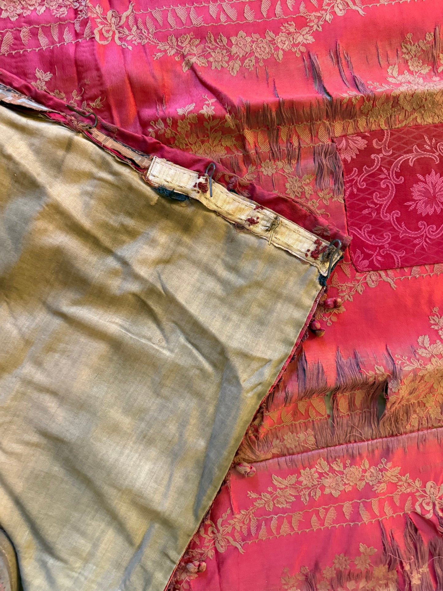 Penicuik House, Scotland ~ Two Pairs of Curtains - Faded grandeur