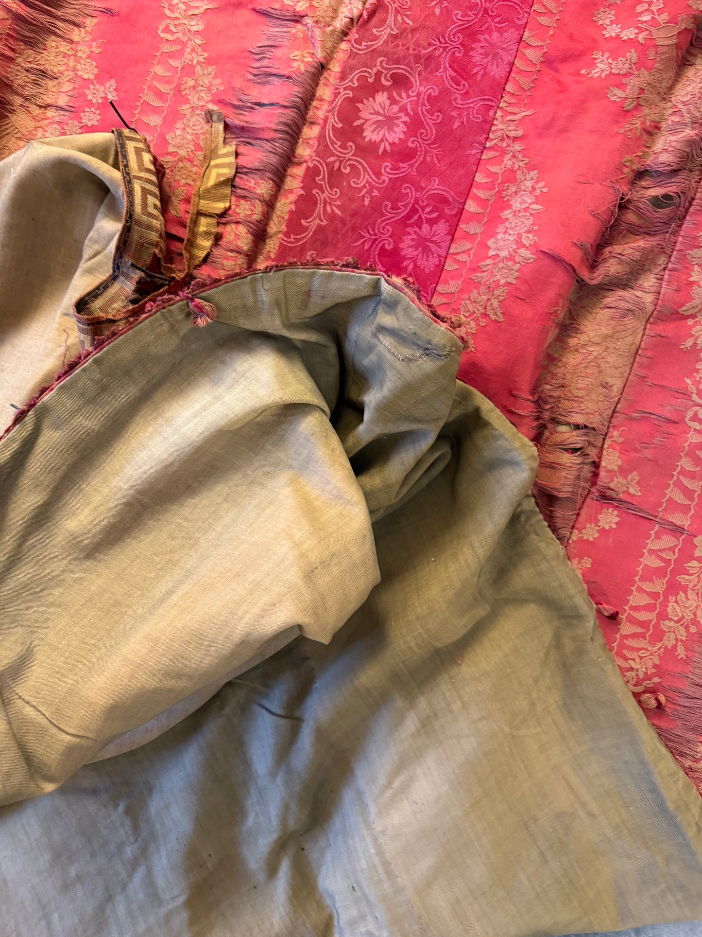 Penicuik House, Scotland ~ Two Pairs of Curtains - Faded grandeur