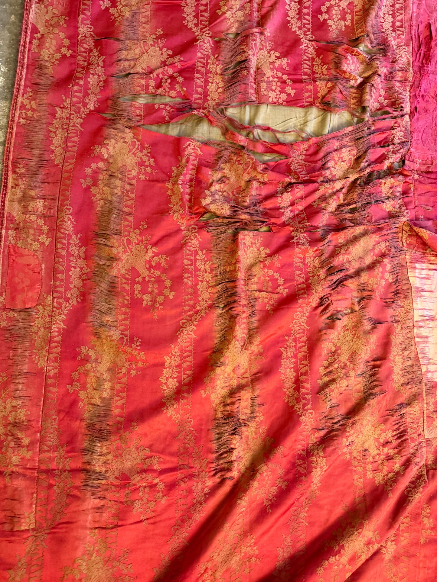 Penicuik House, Scotland ~ Two Pairs of Curtains - Faded grandeur