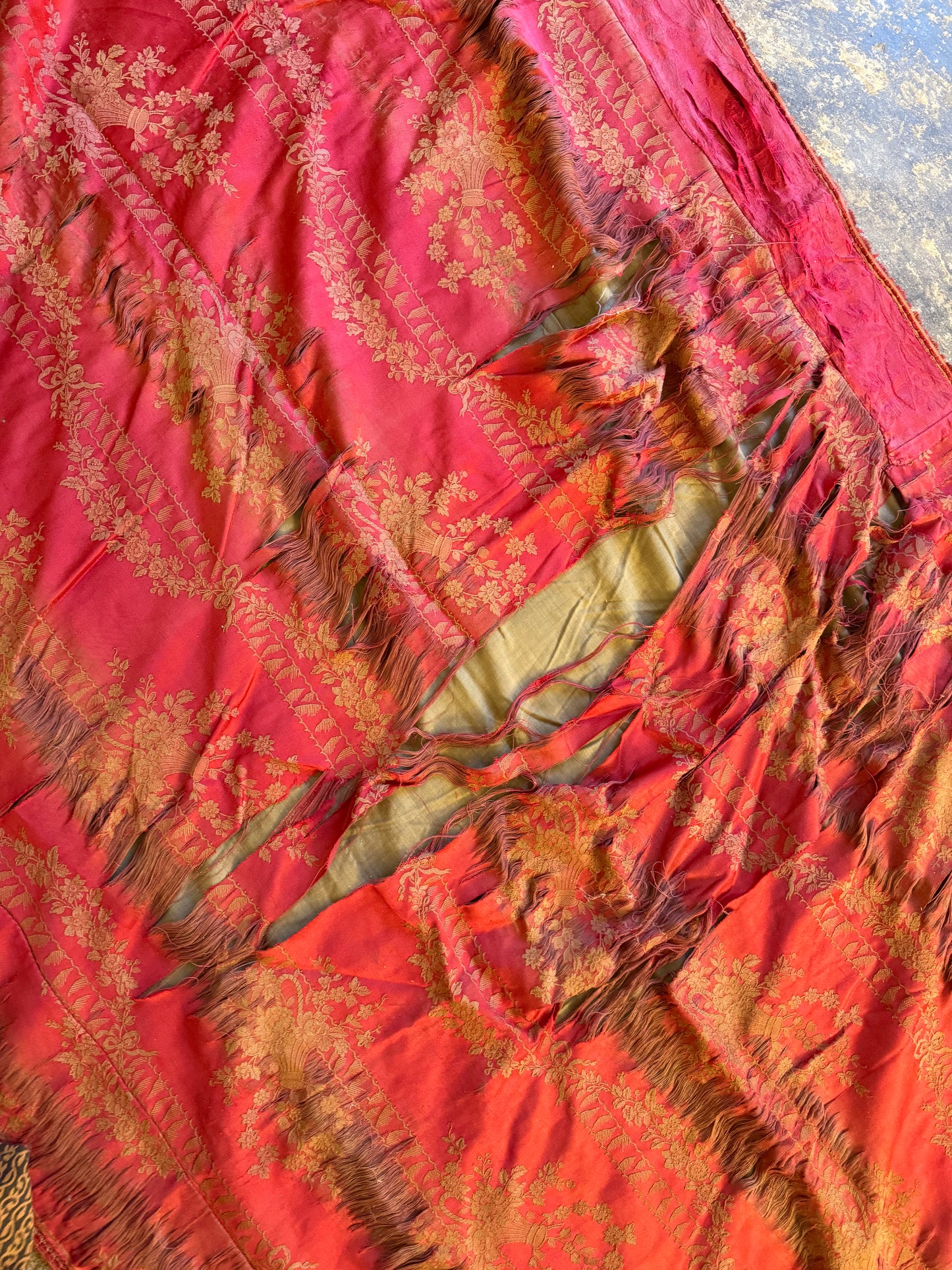 Penicuik House, Scotland ~ Two Pairs of Curtains - Faded grandeur