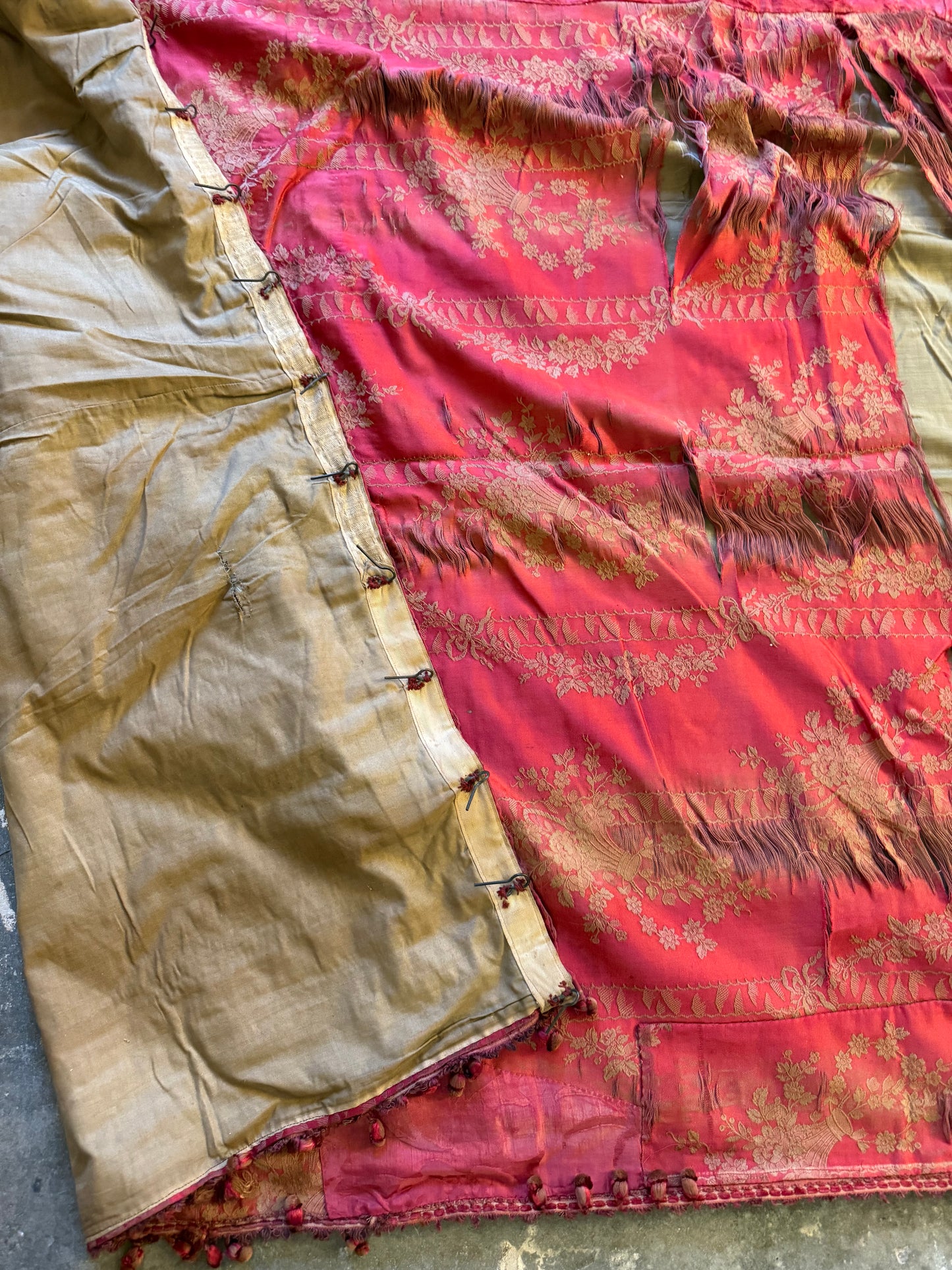 Penicuik House, Scotland ~ Two Pairs of Curtains - Faded grandeur