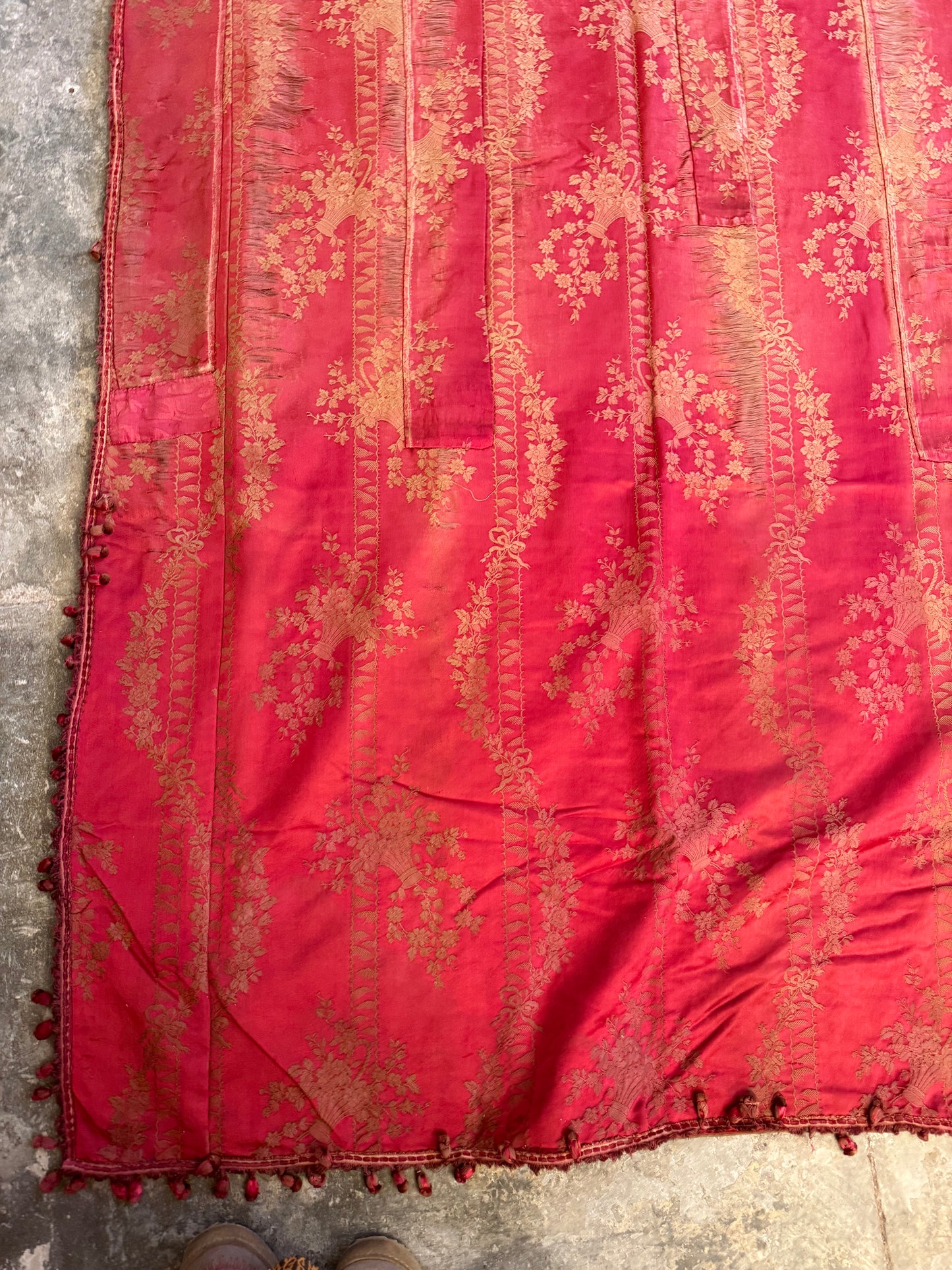 Penicuik House, Scotland ~ Two Pairs of Curtains - Faded grandeur