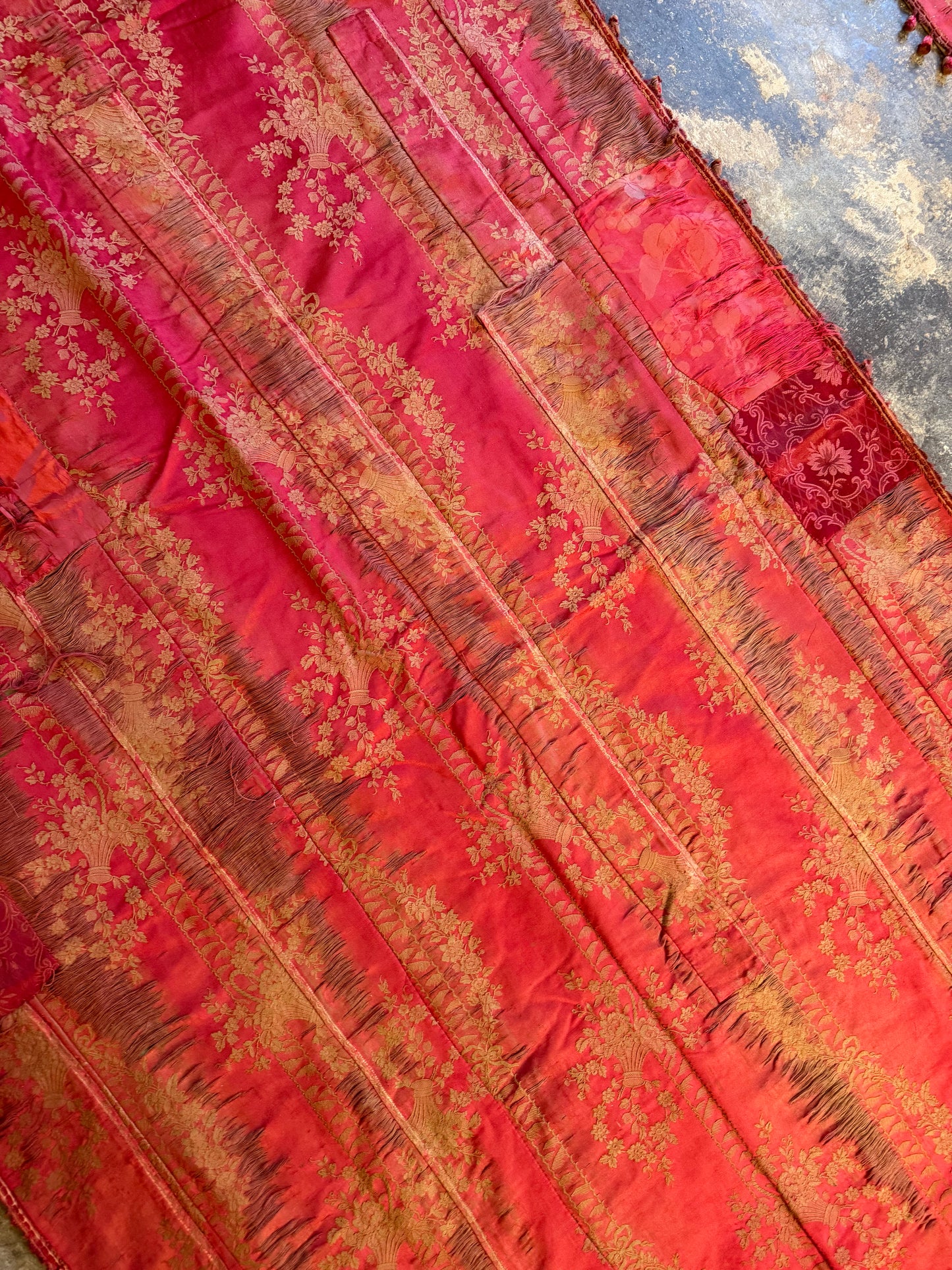 Penicuik House, Scotland ~ Two Pairs of Curtains - Faded grandeur