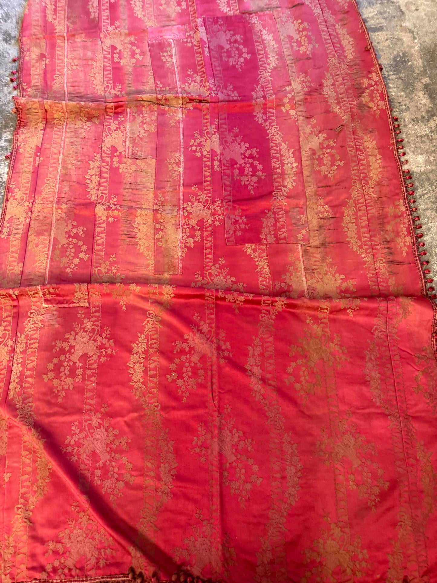 Penicuik House, Scotland ~ Two Pairs of Curtains - Faded grandeur