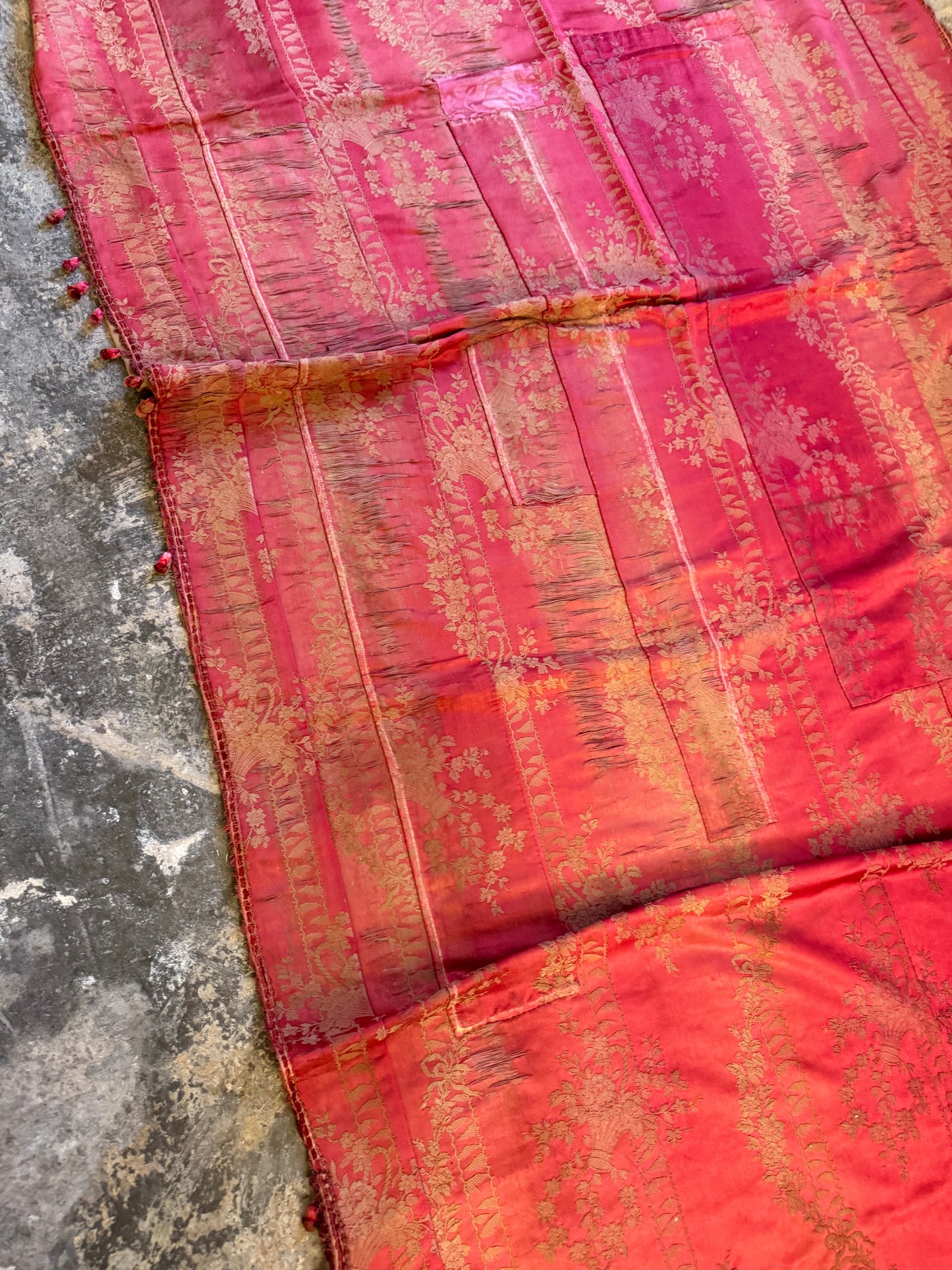 Penicuik House, Scotland ~ Two Pairs of Curtains - Faded grandeur