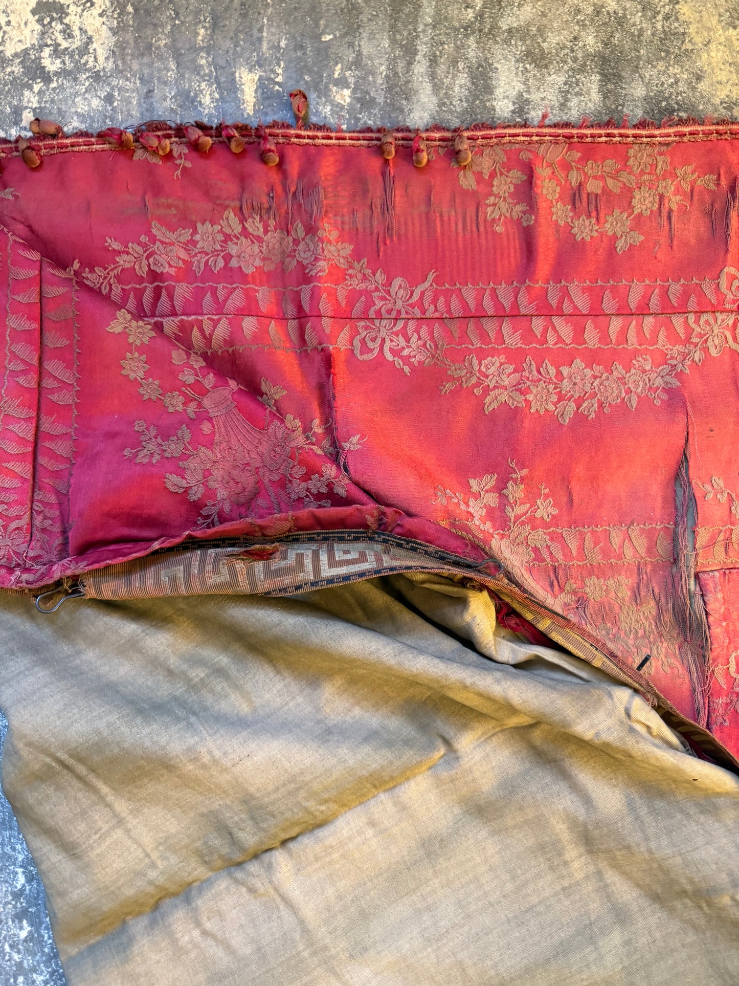 Penicuik House, Scotland ~ Two Pairs of Curtains - Faded grandeur