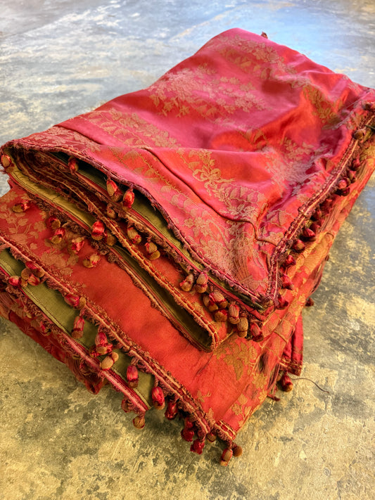 Penicuik House, Scotland ~ Two Pairs of Curtains - Faded grandeur