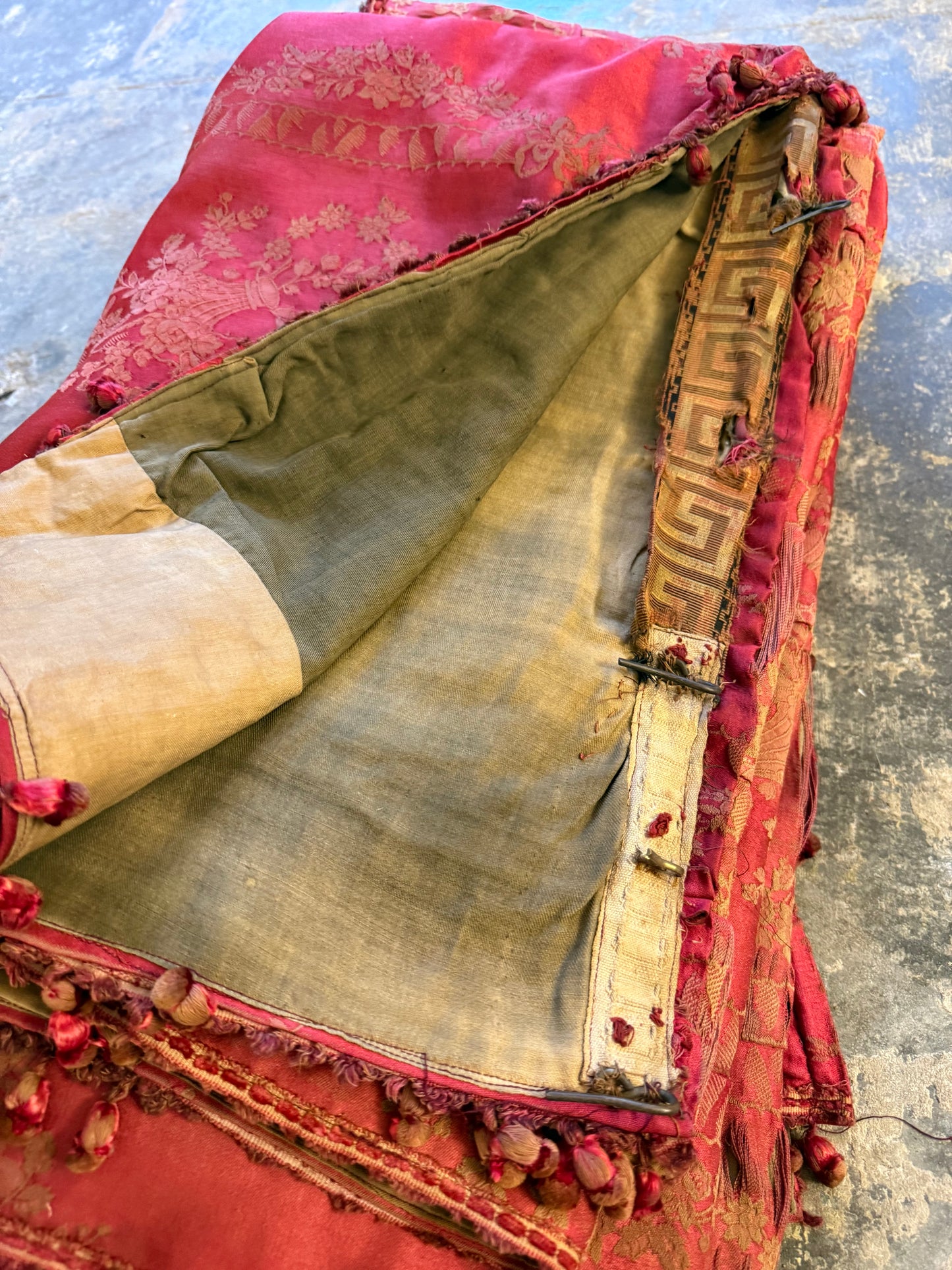 Penicuik House, Scotland ~ Two Pairs of Curtains - Faded grandeur