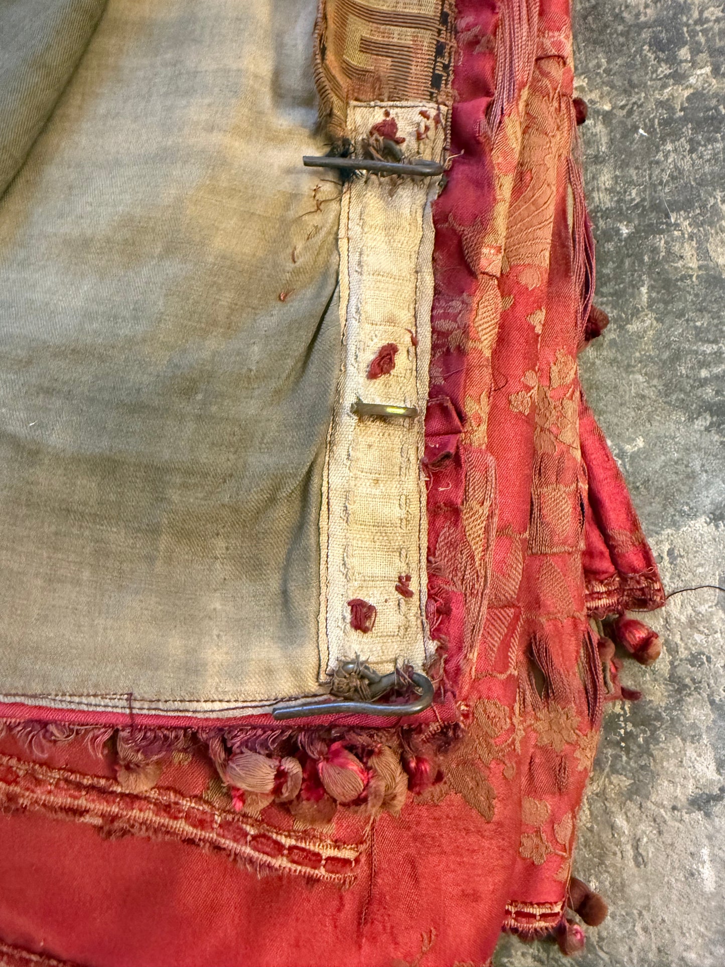 Penicuik House, Scotland ~ Two Pairs of Curtains - Faded grandeur