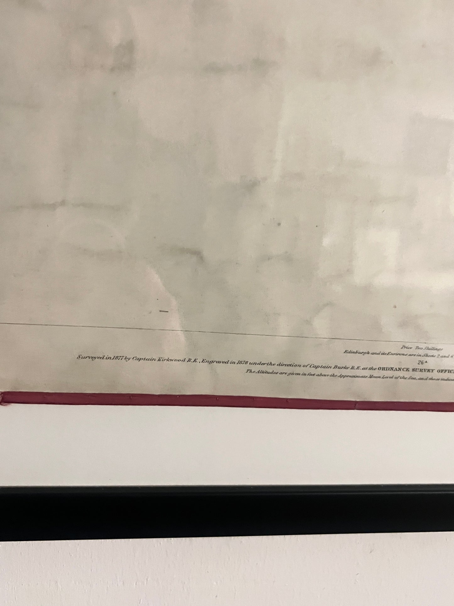 Two Edinburgh Maps c1877/78 ~ Easter Road, Lochend Road, Restalrig Park, Prospect Bank