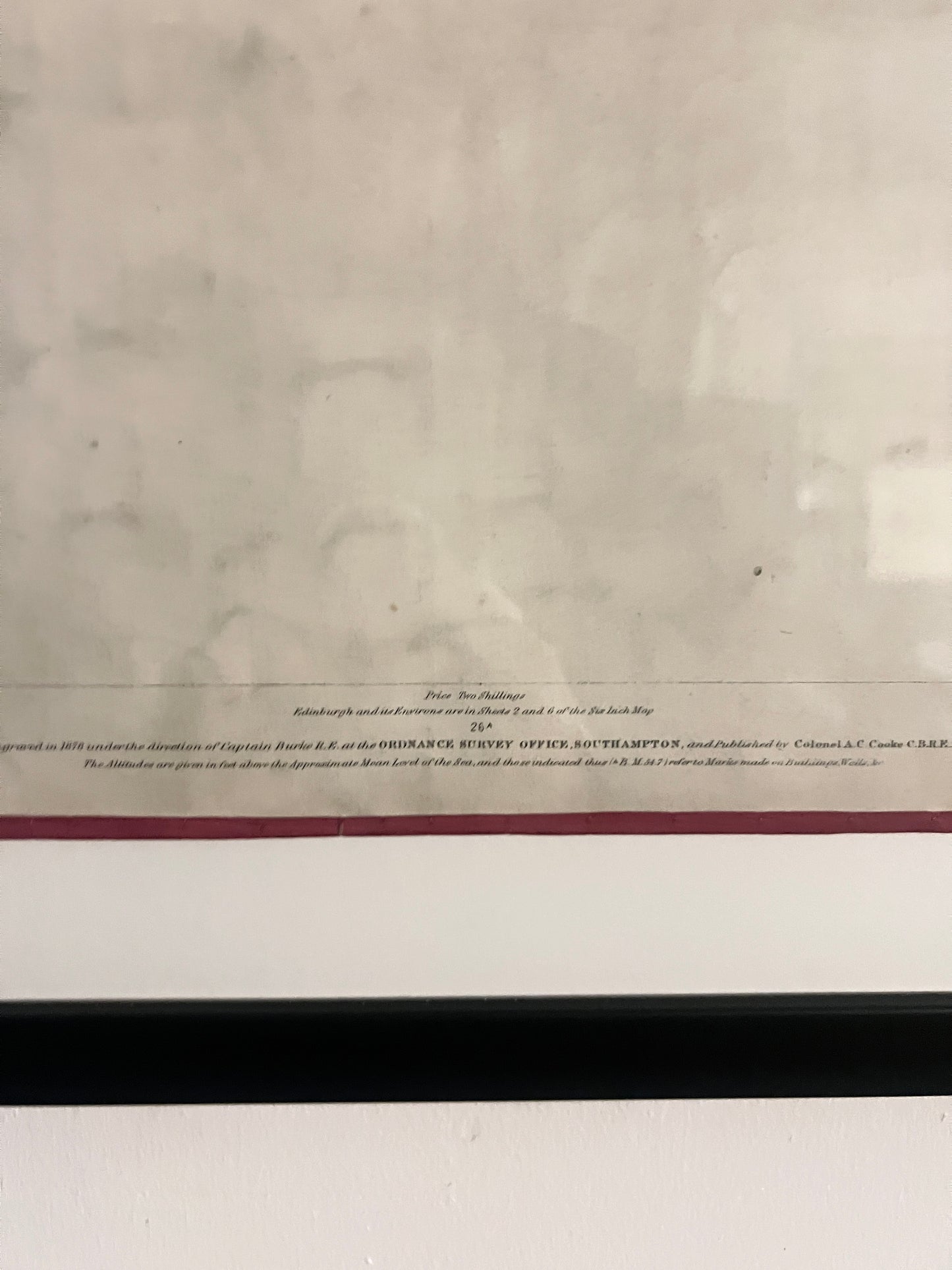 Two Edinburgh Maps c1877/78 ~ Easter Road, Lochend Road, Restalrig Park, Prospect Bank