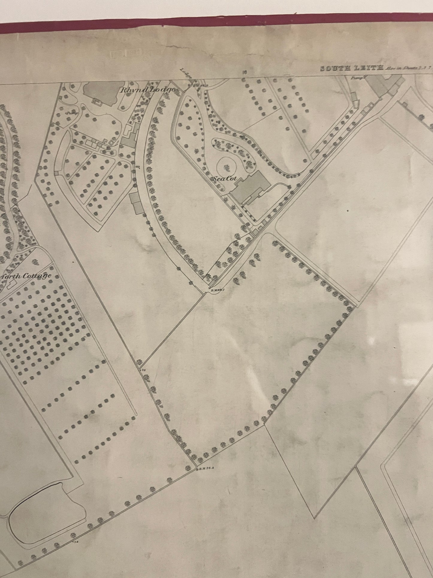 Two Edinburgh Maps c1877/78 ~ Easter Road, Lochend Road, Restalrig Park, Prospect Bank