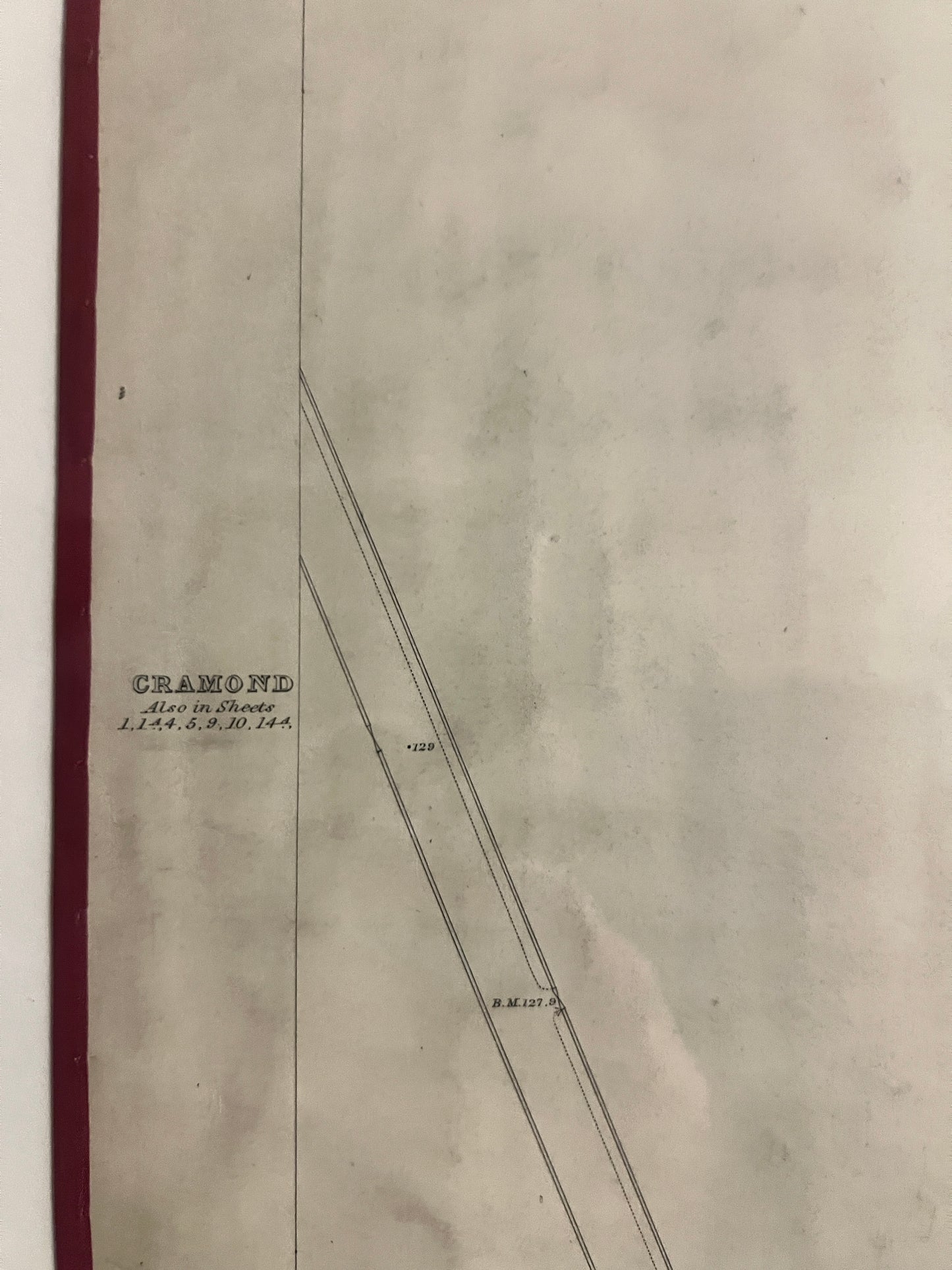 An Edinburgh Map c1878 ~ Fettes College