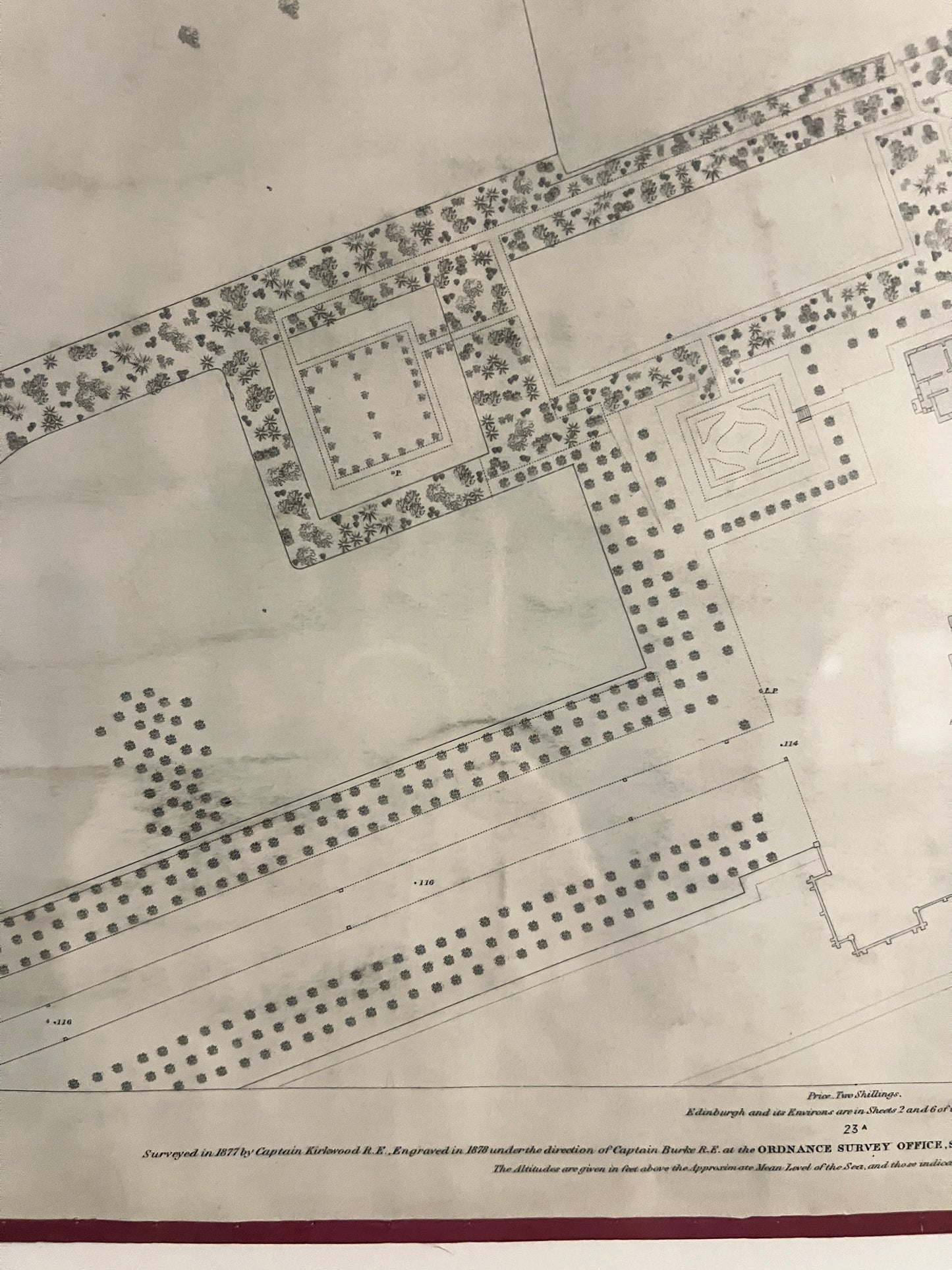 An Edinburgh Map c1878 ~ Fettes College