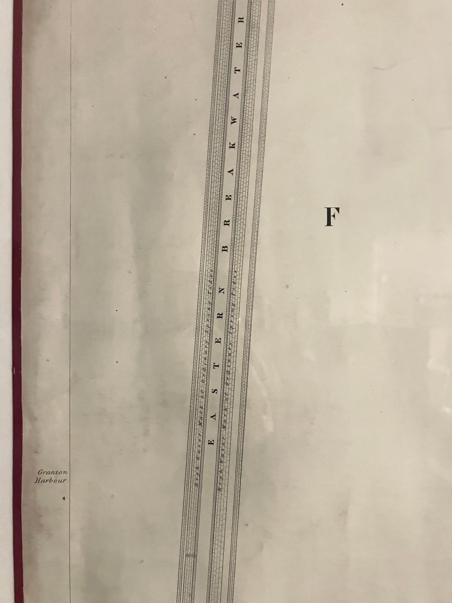 An Edinburgh Map c1876 ~ Salt Springs of Wardie, Lower Granton Road, Eastern Breakwater.