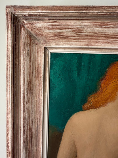 Three Nudes, 1944 | Monumental European Modernist Oil Painting