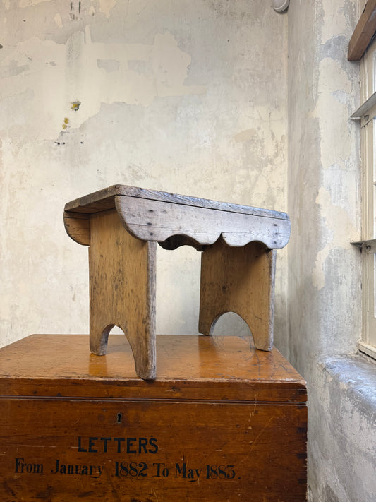 A 19thC Scottish Vernacular Creepie Stool (No 2)