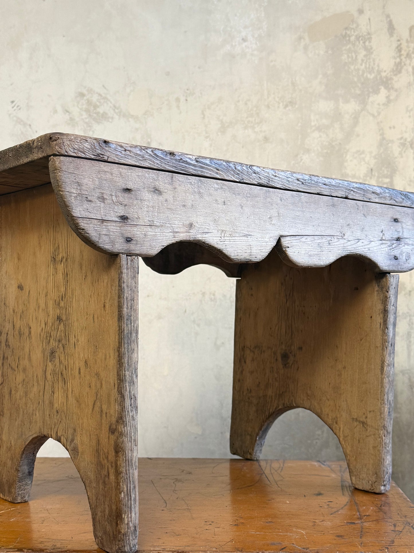 A 19thC Scottish Vernacular Creepie Stool (No 2)