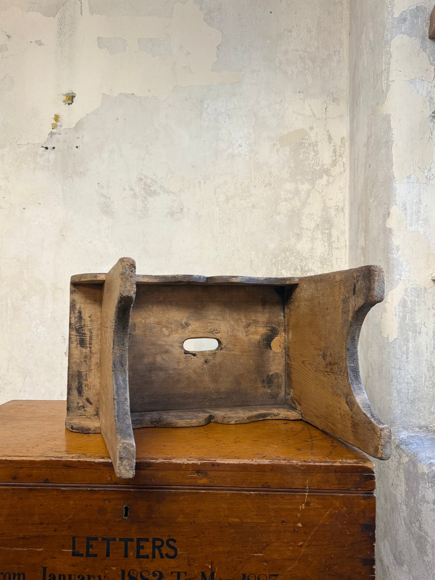 A 19thC Scottish Vernacular Creepie Stool (No 2)