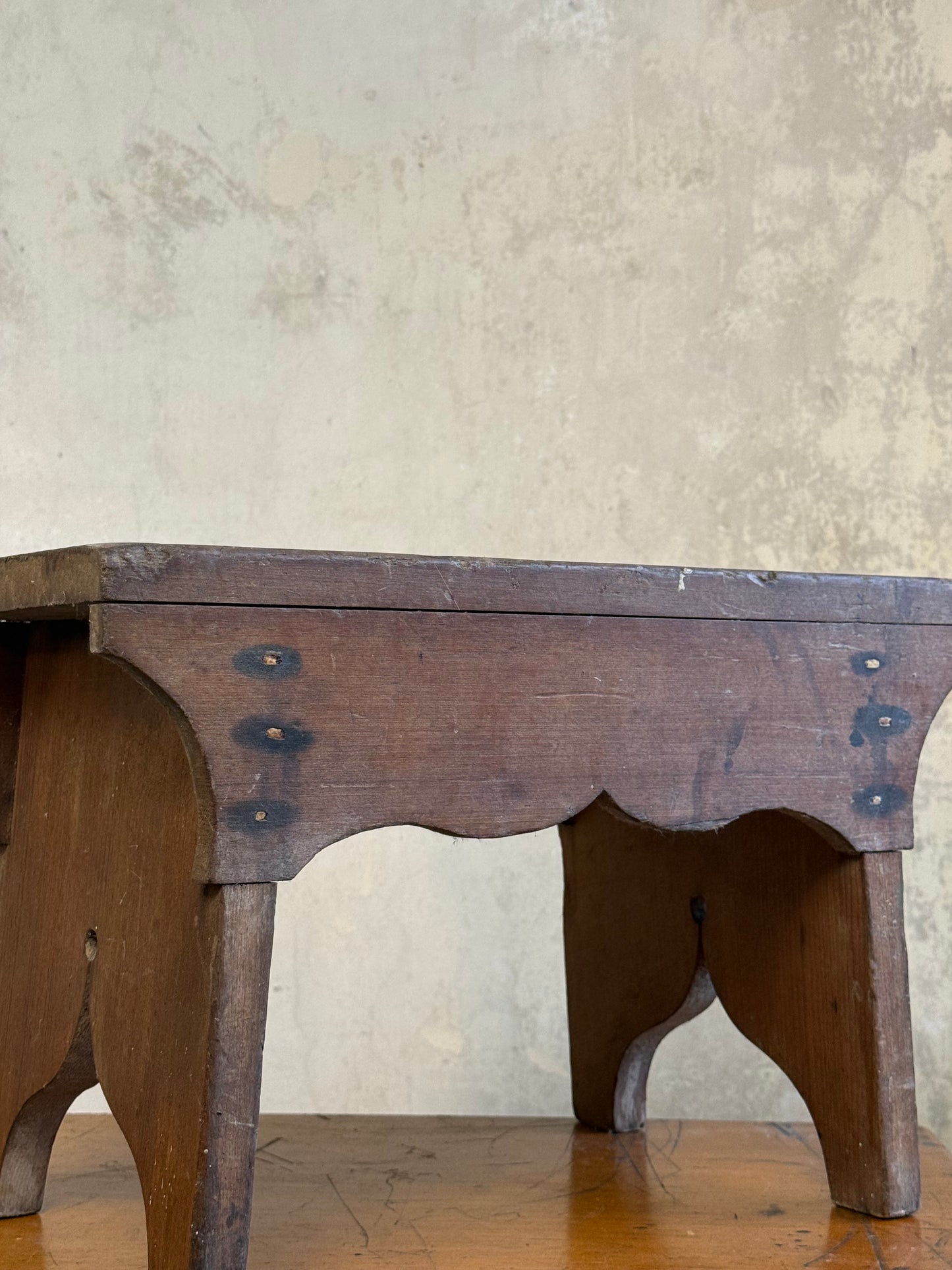 A 19thC Scottish Vernacular Creepie / Stool (No 5)