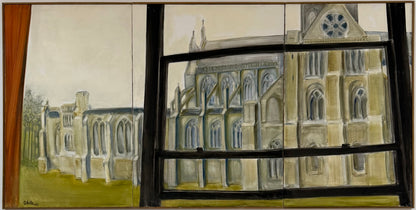 Triptych - Winchester Window- ISOBEL COLVILLE Scottish | 1935 - 2025