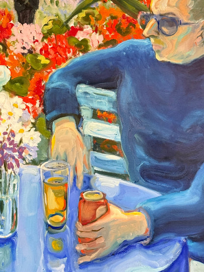 Drinks in the Garden - ISOBEL COLVILLE Scottish | 1935 - 2025