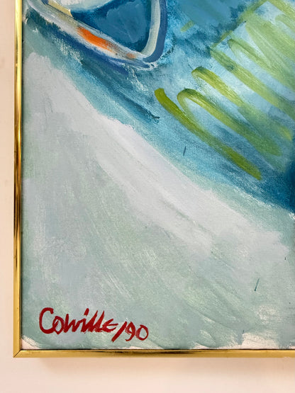 Gus in the Garden with Kite - ISOBEL COLVILLE Scottish | 1935 - 2025