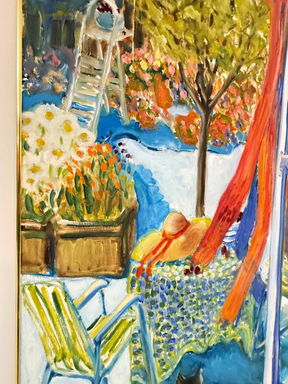 Gus in the Garden with Kite - ISOBEL COLVILLE Scottish | 1935 - 2025