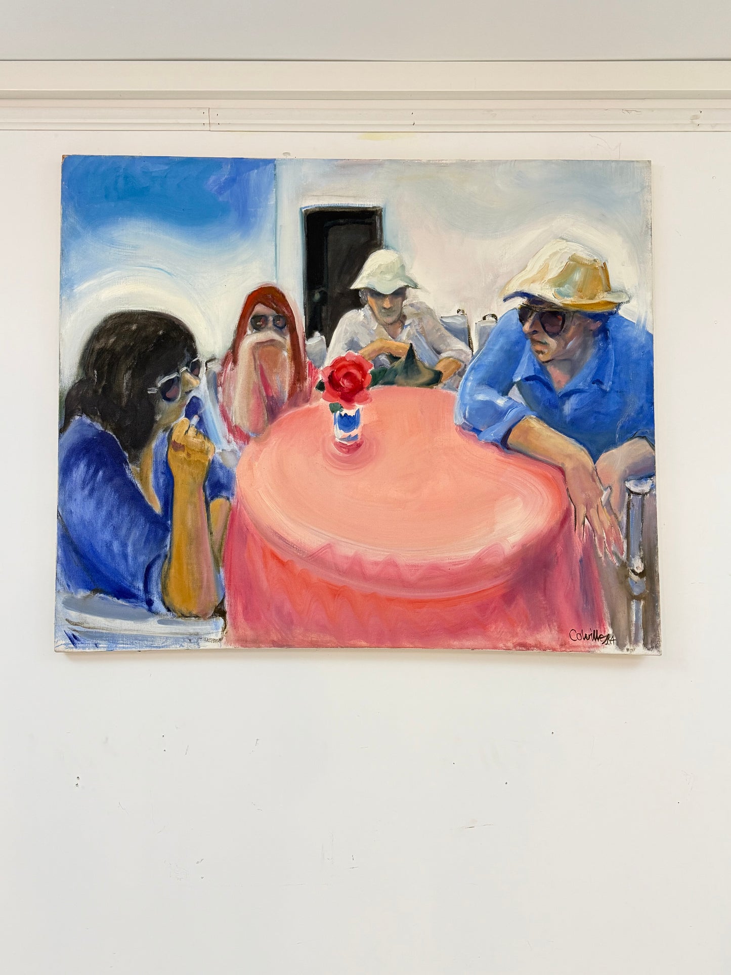 Pink Tablecloth - ISOBEL COLVILLE Scottish | 1935 - 2025