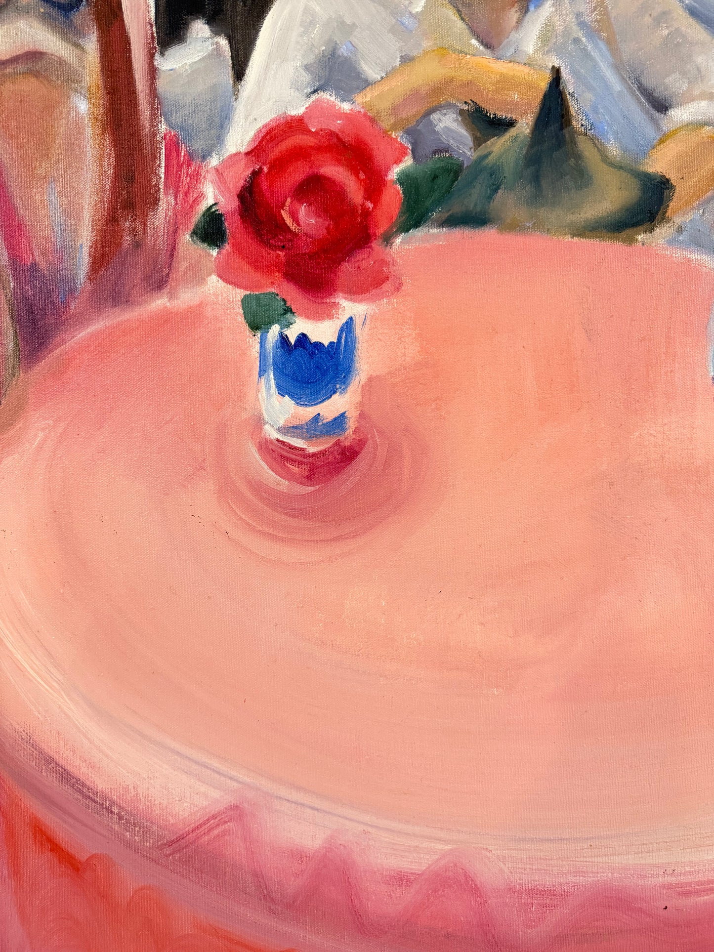 Pink Tablecloth - ISOBEL COLVILLE Scottish | 1935 - 2025