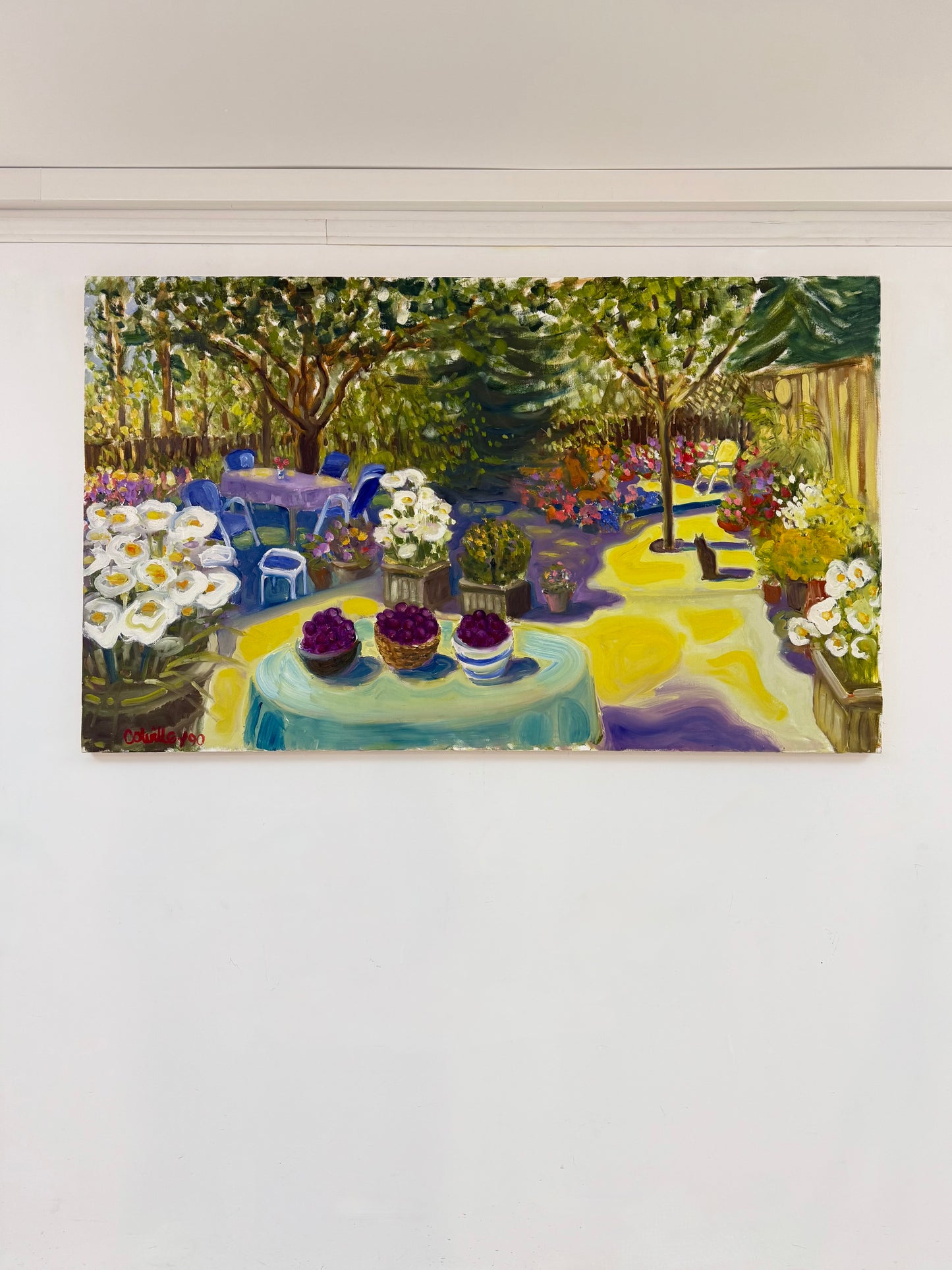 Gus in the Garden with Plums #1 - ISOBEL COLVILLE Scottish | 1935 - 2025