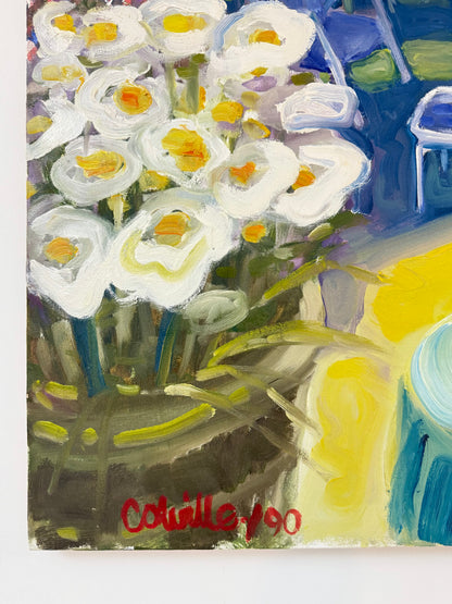 Gus in the Garden with Plums #1 - ISOBEL COLVILLE Scottish | 1935 - 2025