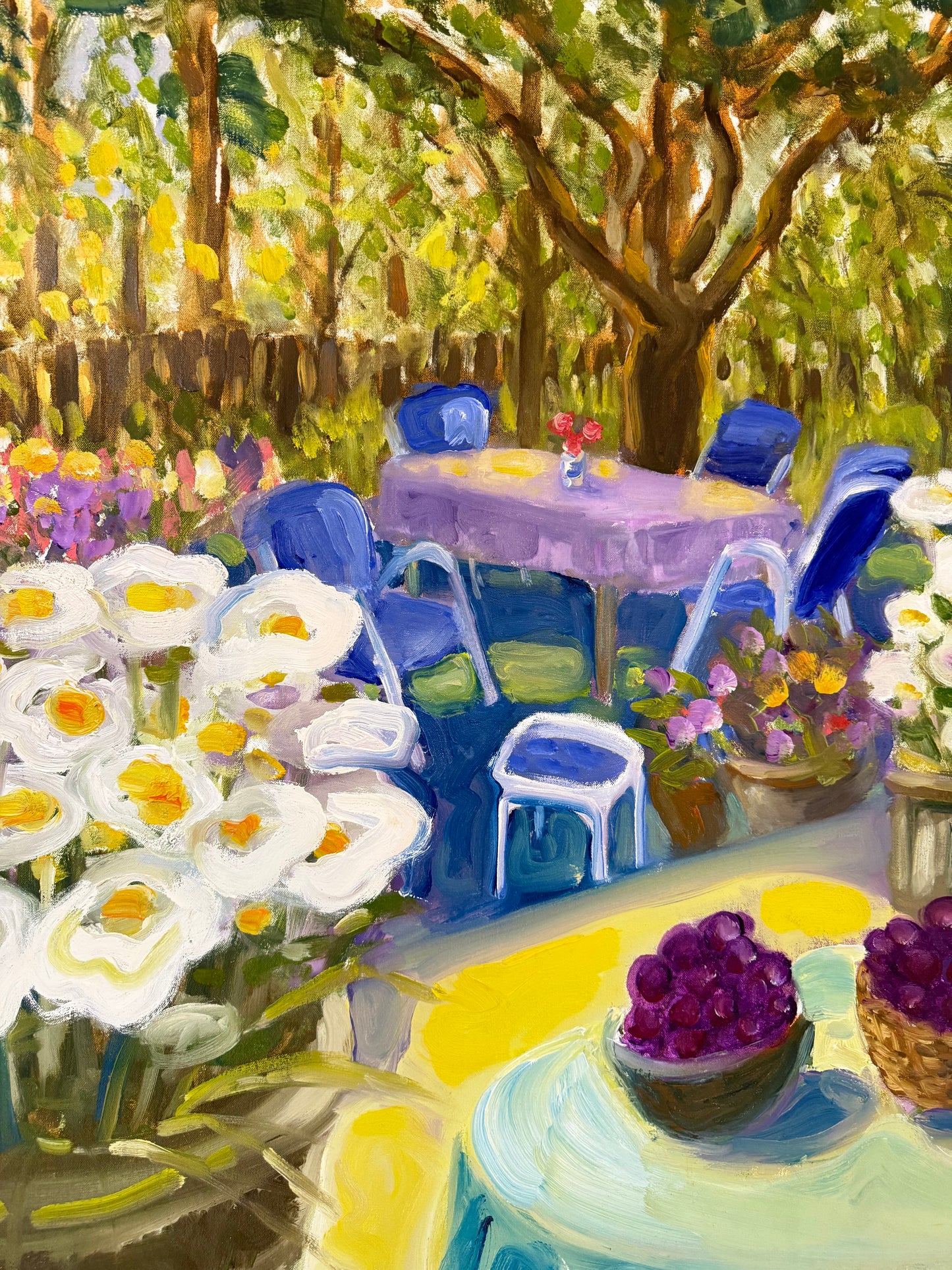 Gus in the Garden with Plums #1 - ISOBEL COLVILLE Scottish | 1935 - 2025