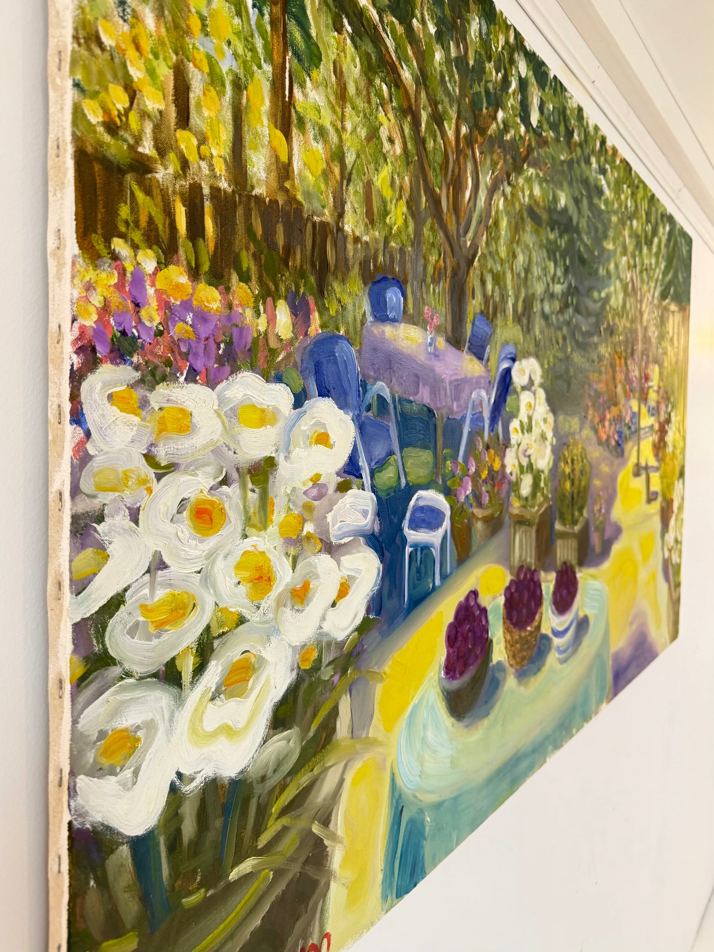 Gus in the Garden with Plums #1 - ISOBEL COLVILLE Scottish | 1935 - 2025