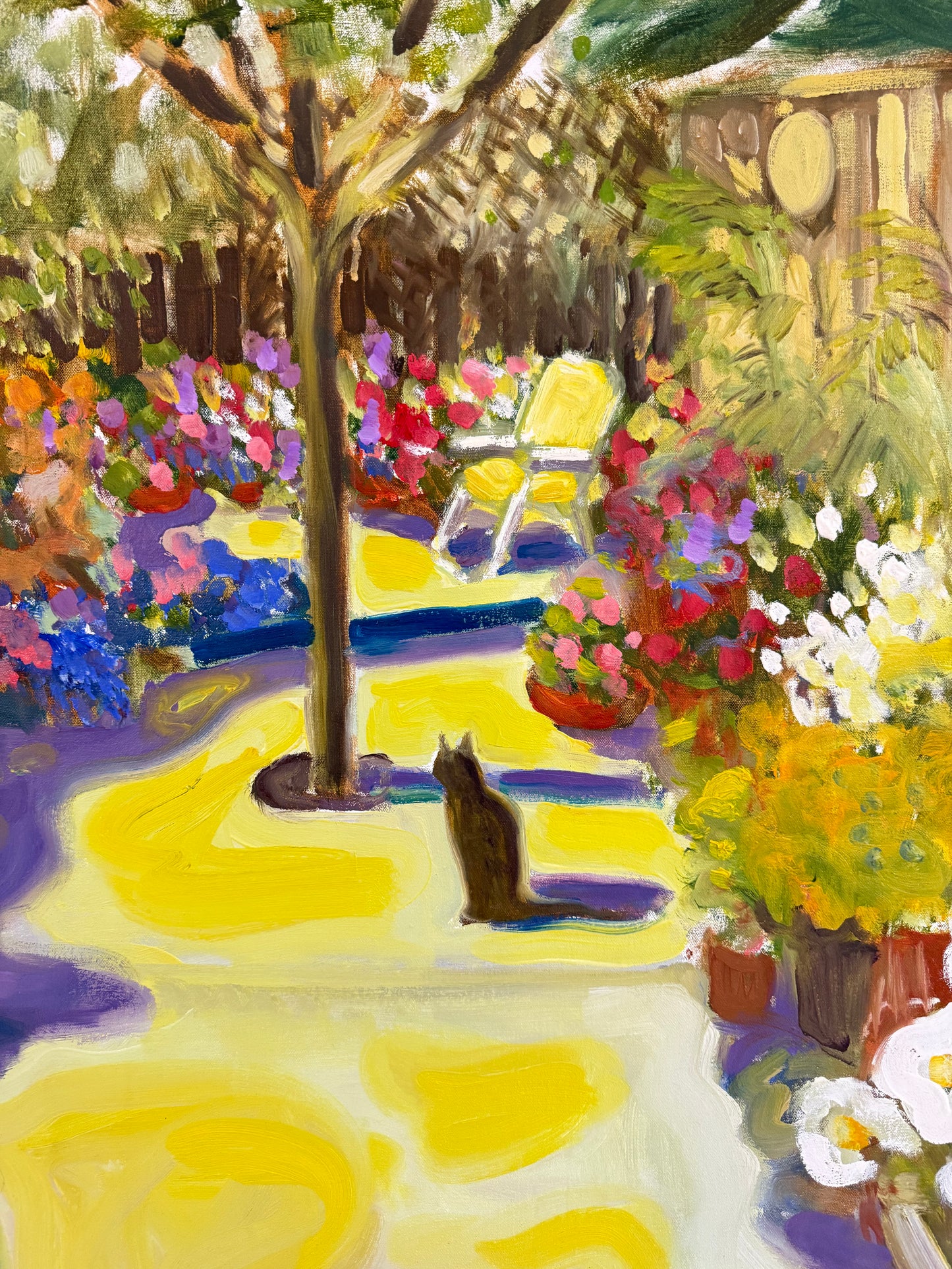 Gus in the Garden with Plums #1 - ISOBEL COLVILLE Scottish | 1935 - 2025