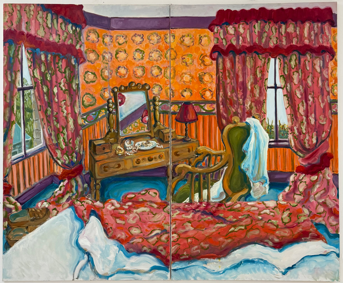 The Bedroom Triptych - ISOBEL COLVILLE Scottish | 1935 - 2025