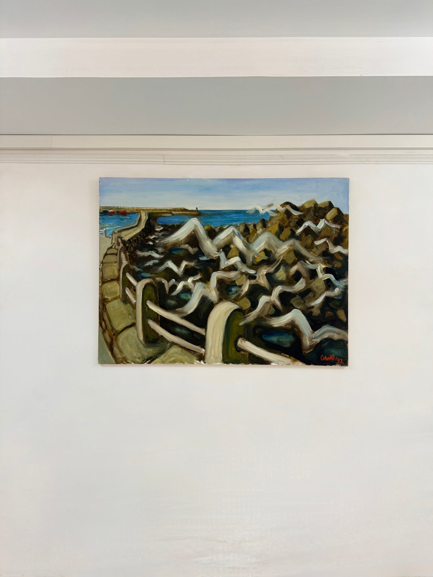 Harbour Gulls - ISOBEL COLVILLE Scottish | 1935 - 2025