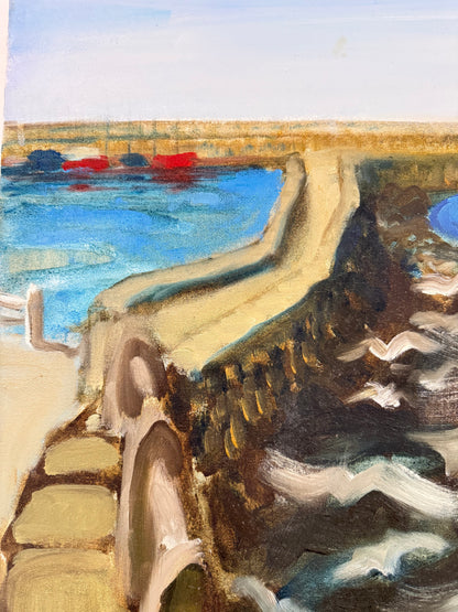 Harbour Gulls - ISOBEL COLVILLE Scottish | 1935 - 2025