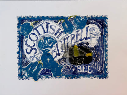 Scottish Bluebell Bee II - ISOBEL COLVILLE Scottish | 1935 - 2025