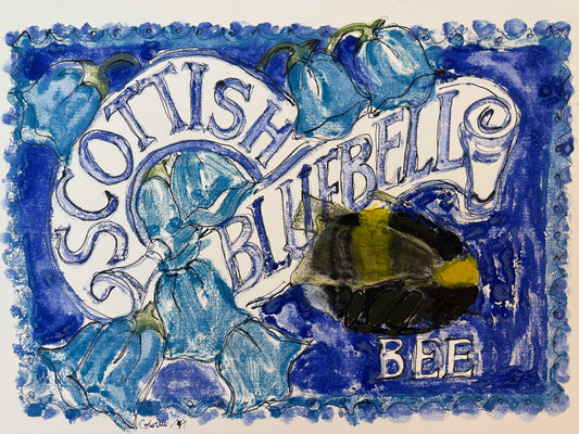 Scottish Bluebell Bee - ISOBEL COLVILLE Scottish | 1935 - 2025