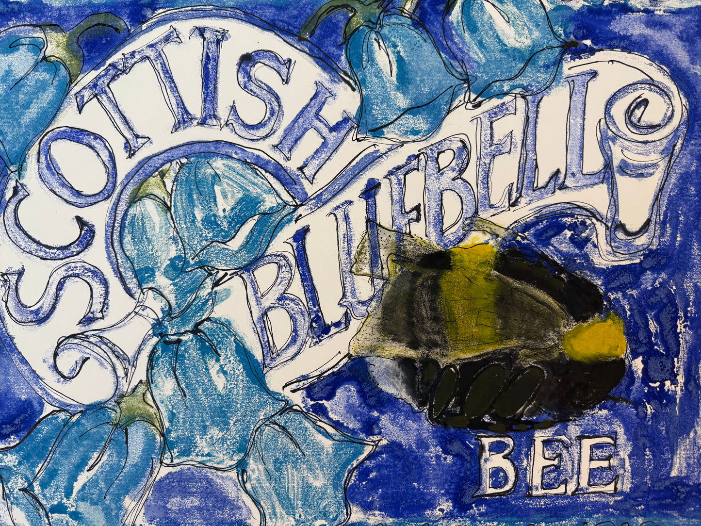 Scottish Bluebell Bee - ISOBEL COLVILLE Scottish | 1935 - 2025