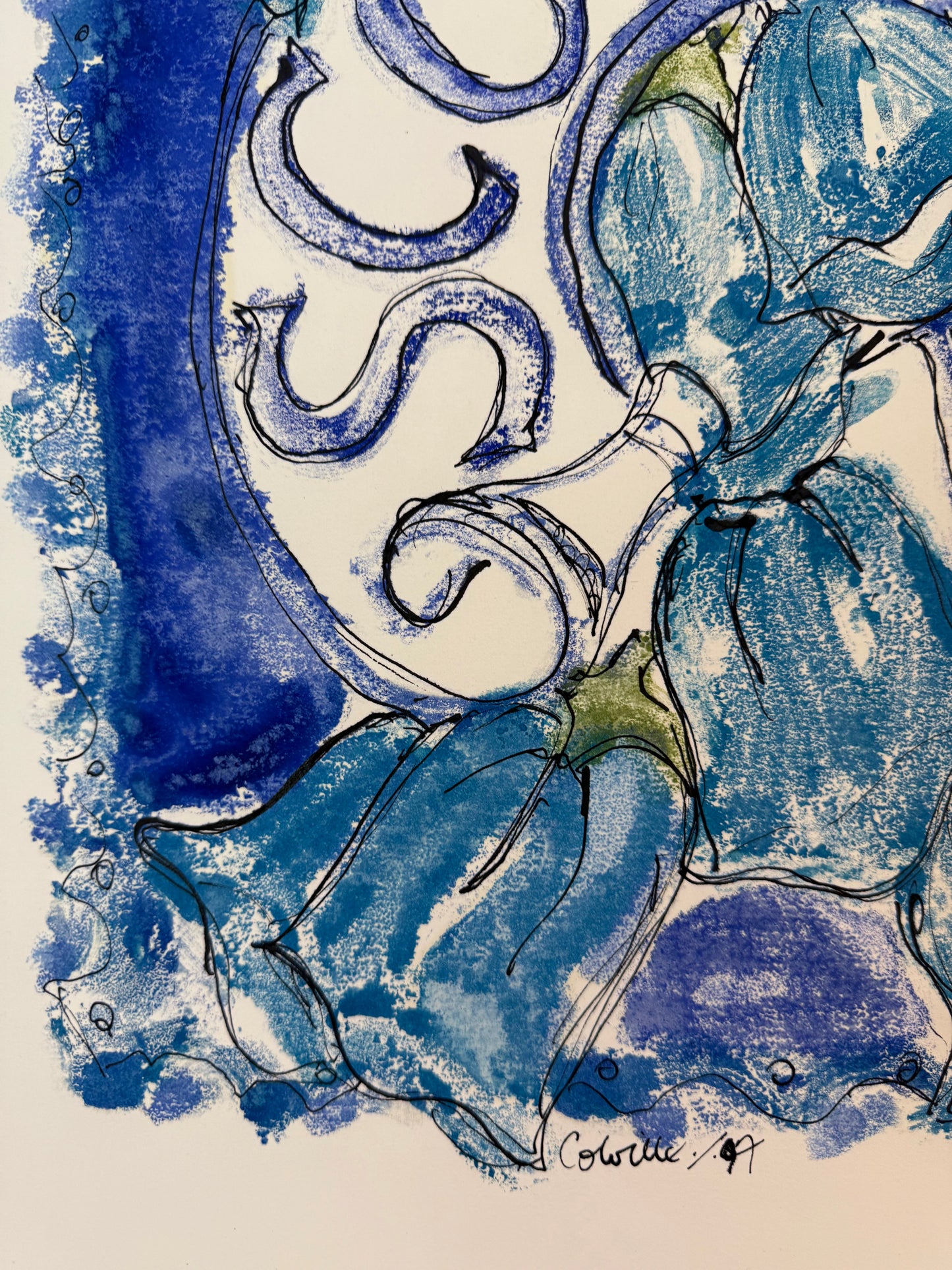 Scottish Bluebell Bee - ISOBEL COLVILLE Scottish | 1935 - 2025