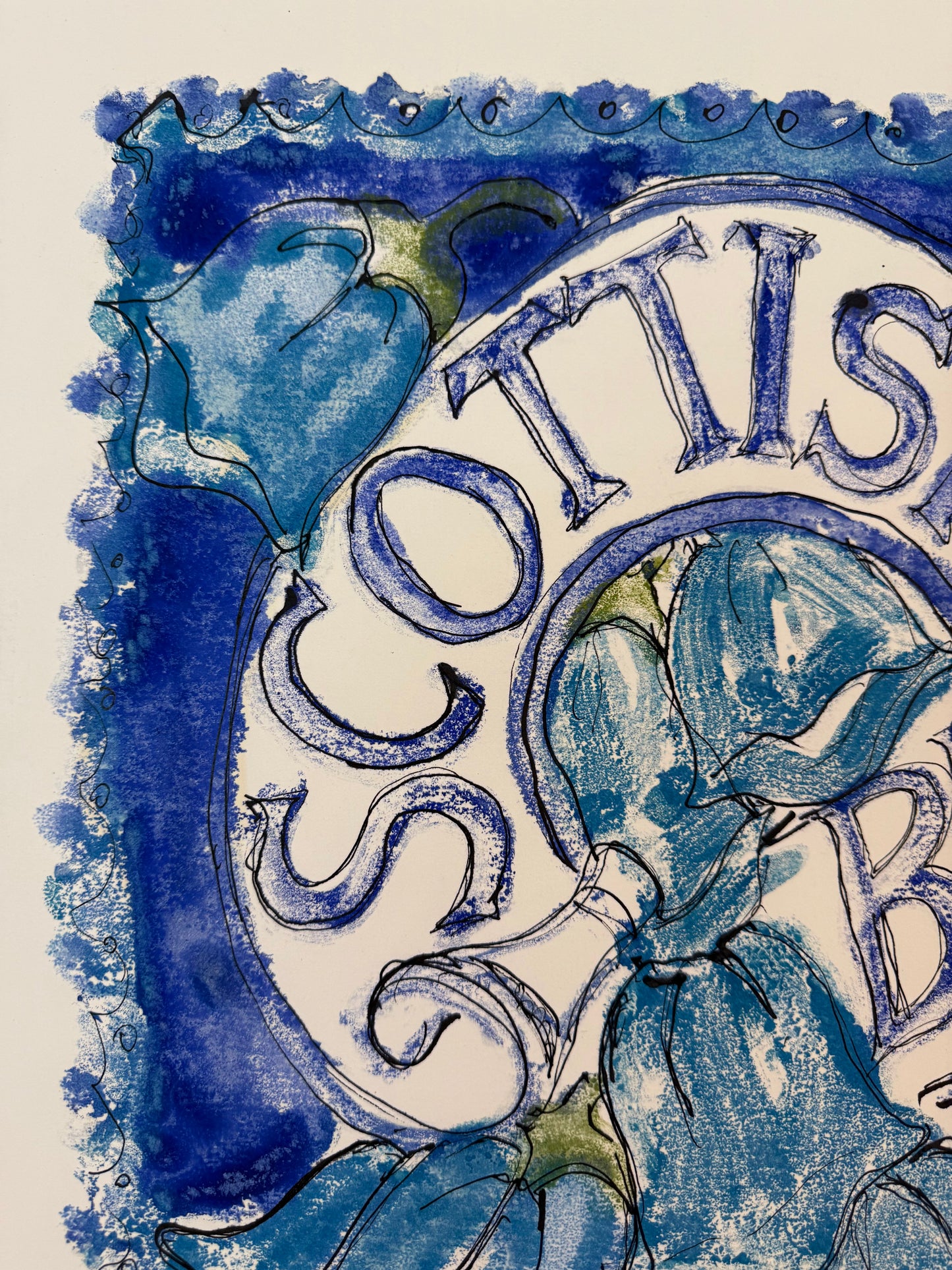 Scottish Bluebell Bee - ISOBEL COLVILLE Scottish | 1935 - 2025