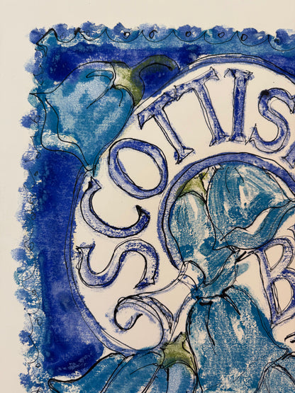 Scottish Bluebell Bee - ISOBEL COLVILLE Scottish | 1935 - 2025