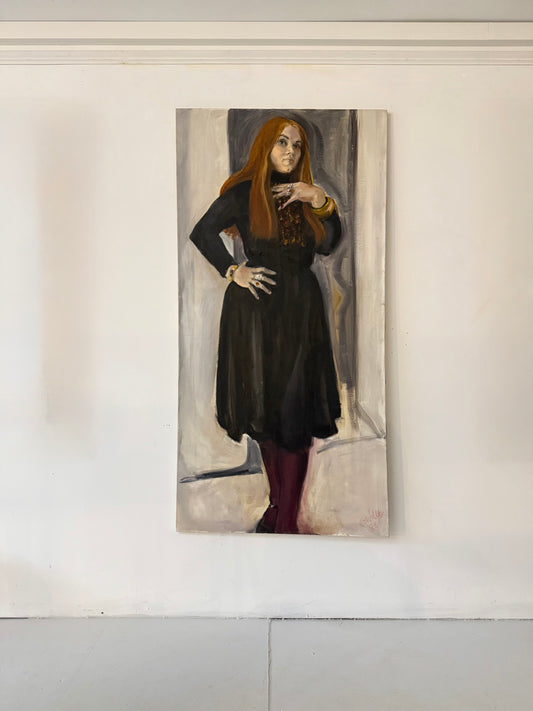 Self Portrait in Black - ISOBEL COLVILLE Scottish | 1935 - 2025