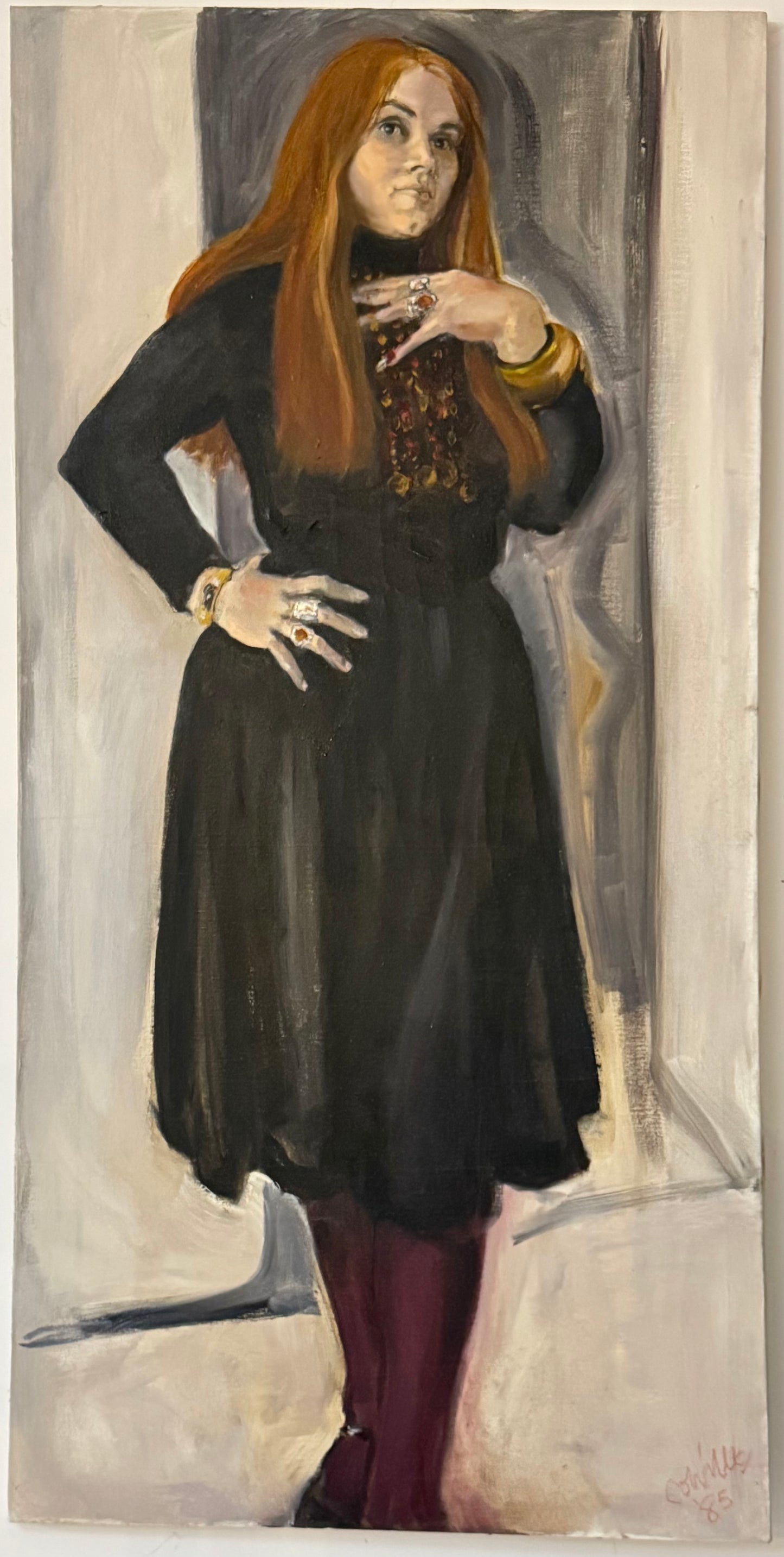 Self Portrait in Black - ISOBEL COLVILLE Scottish | 1935 - 2025