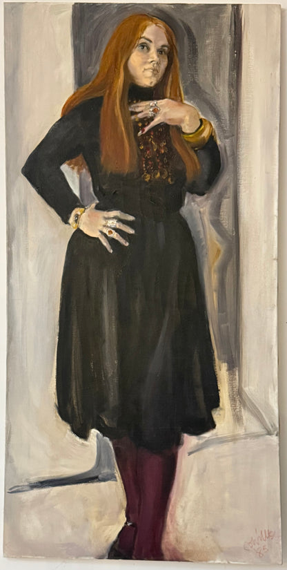 Self Portrait in Black - ISOBEL COLVILLE Scottish | 1935 - 2025