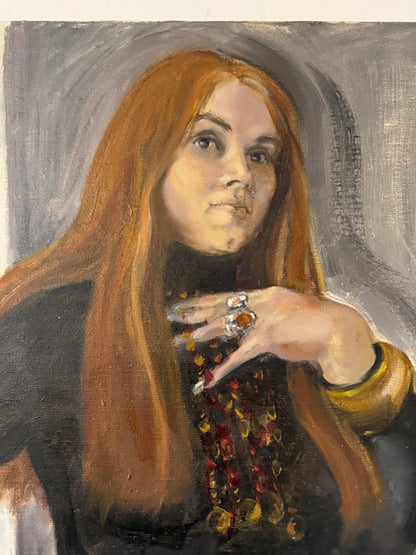 Self Portrait in Black - ISOBEL COLVILLE Scottish | 1935 - 2025